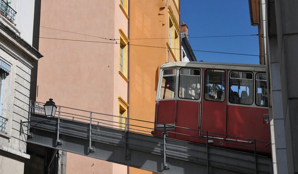 Lyon’s public transport network : The Funiculaire