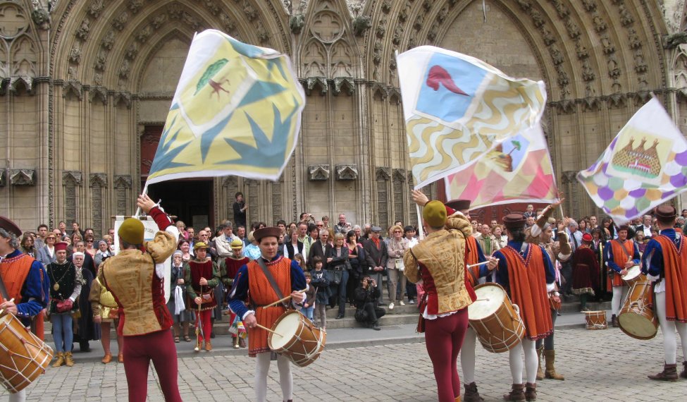 "Pennons" a festive day in the Vieux-Lyon District
