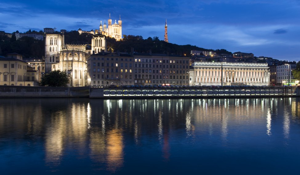 Lyon by night